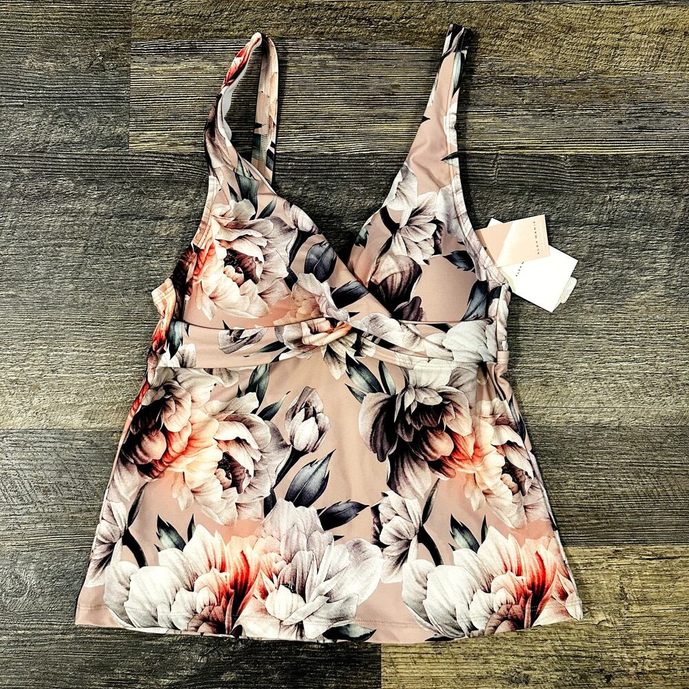 Alex Marie 2 piece Floral Light pink Swimsuit Medium